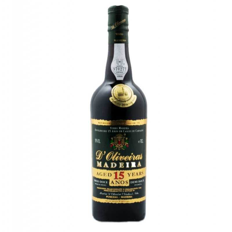 D'Oliveiras 15 Years Medium Sweet Madeira Wine