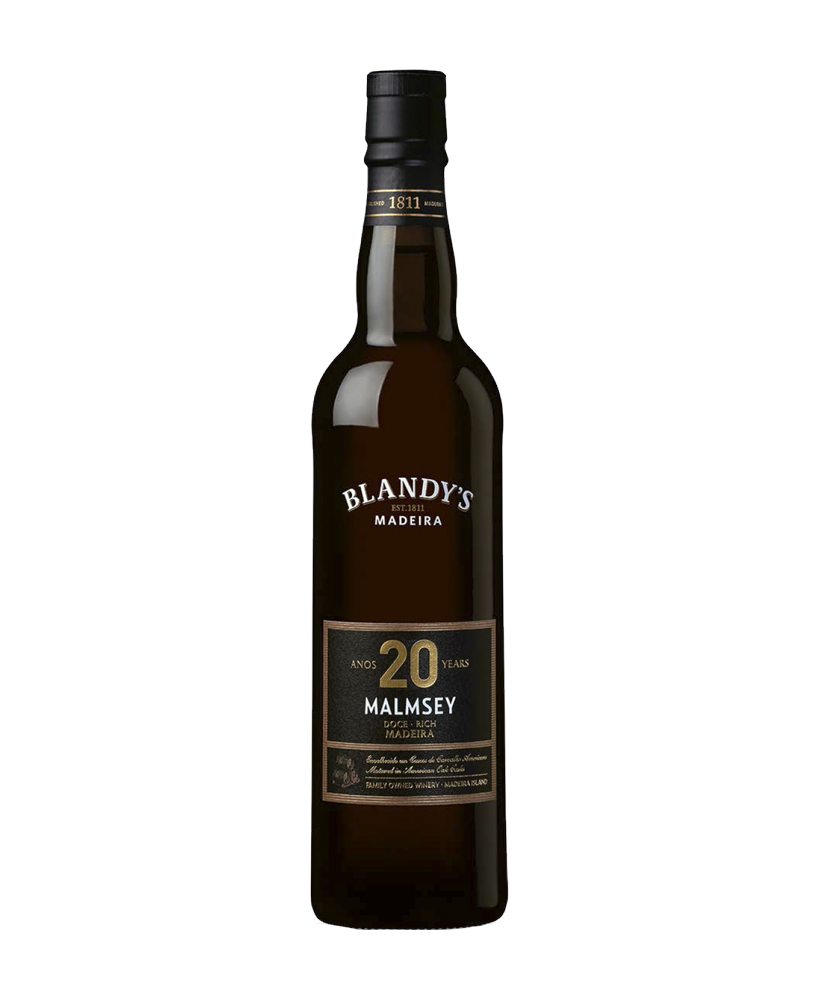 Blandy's 20 Years Malmsey Madeira Wine (500 ml)