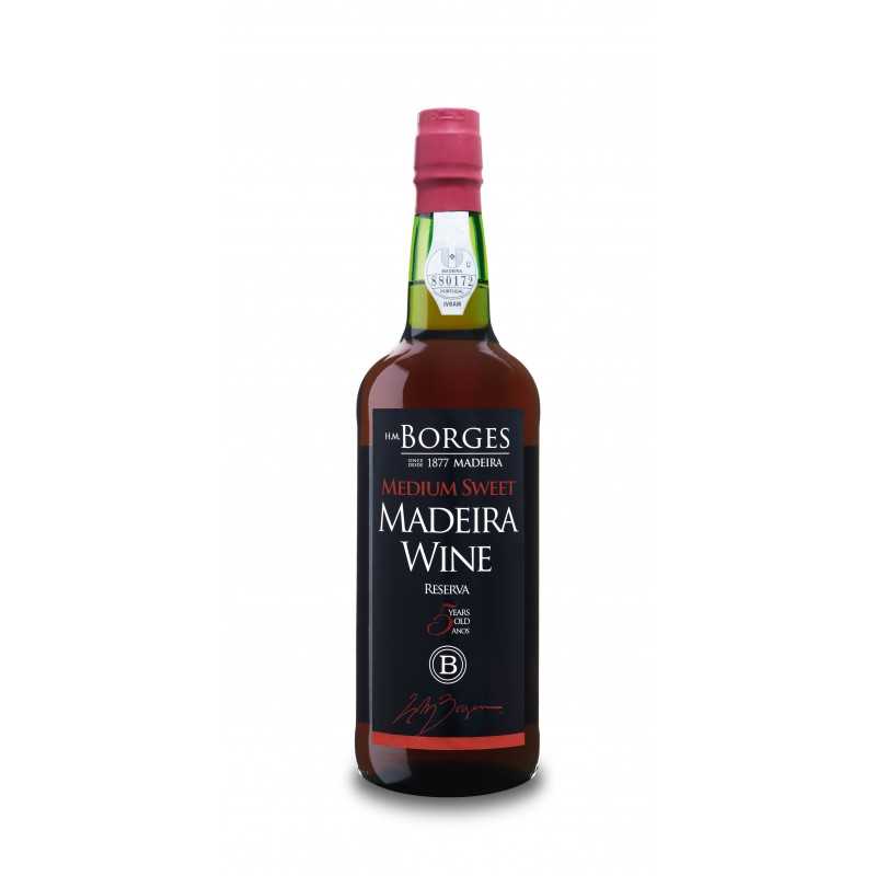 HM Borges Reserva Medium Dry 5 Years Madeira Wine